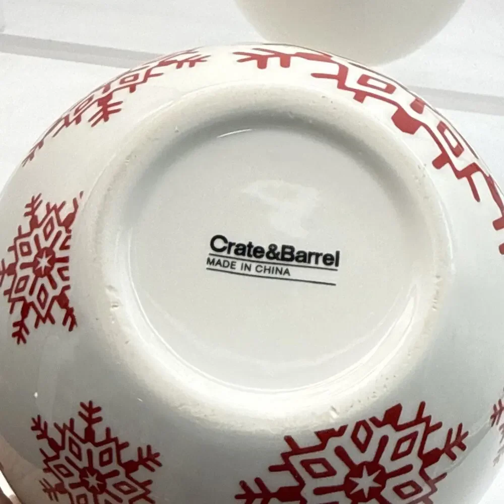 Crate and Barrel there are